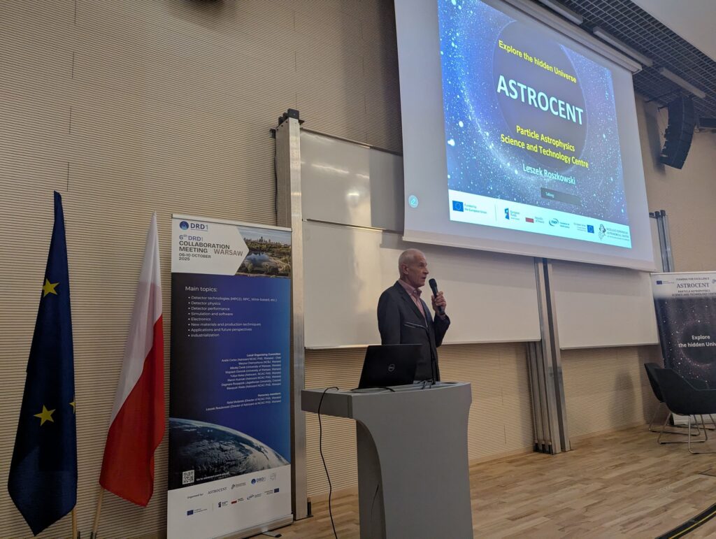 DRD1Collaboration Meeting 2025 prof. Leszek Roszkowski, Director of Astrocent